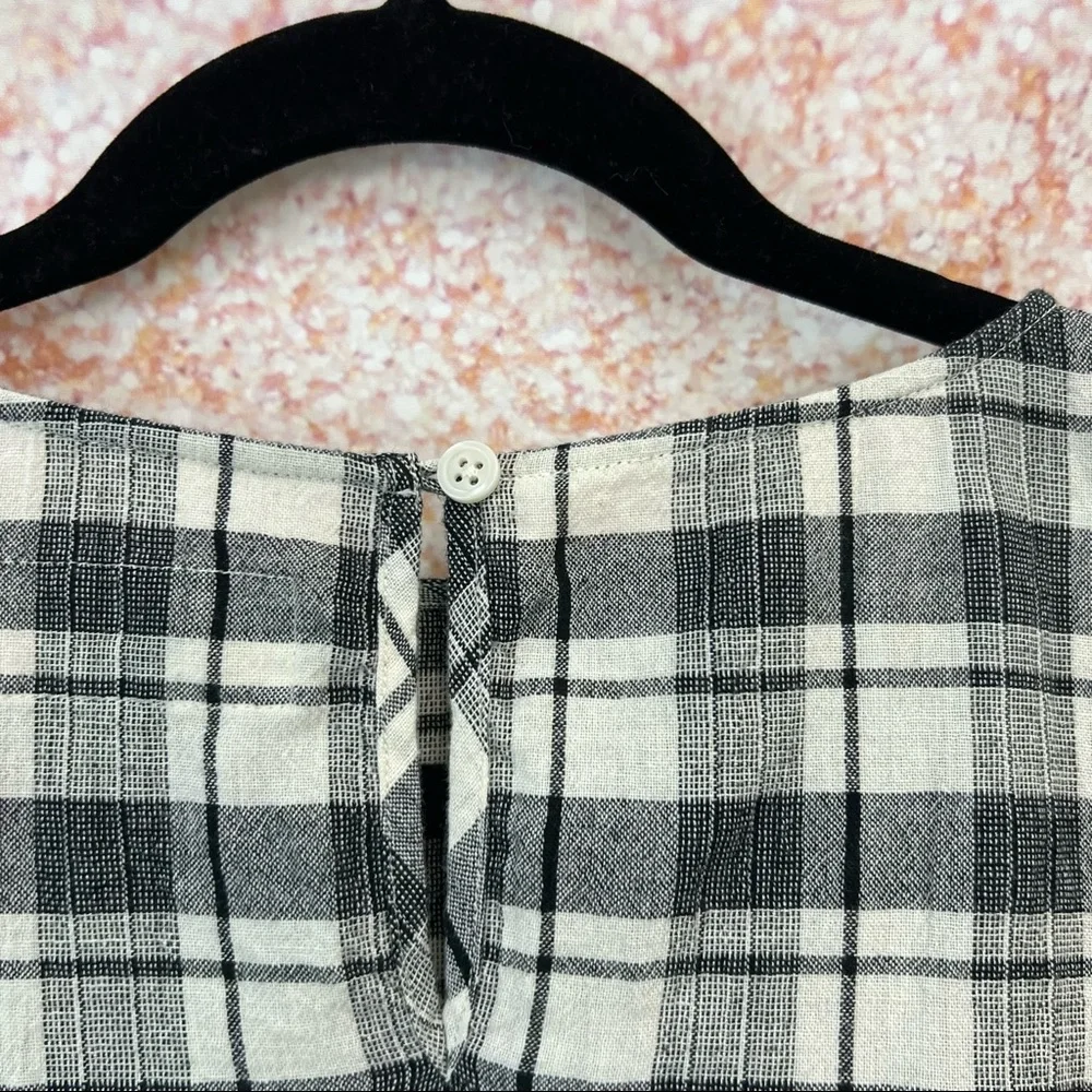 THE GREAT. Plaid Tunic Top - Picture 4 of 8